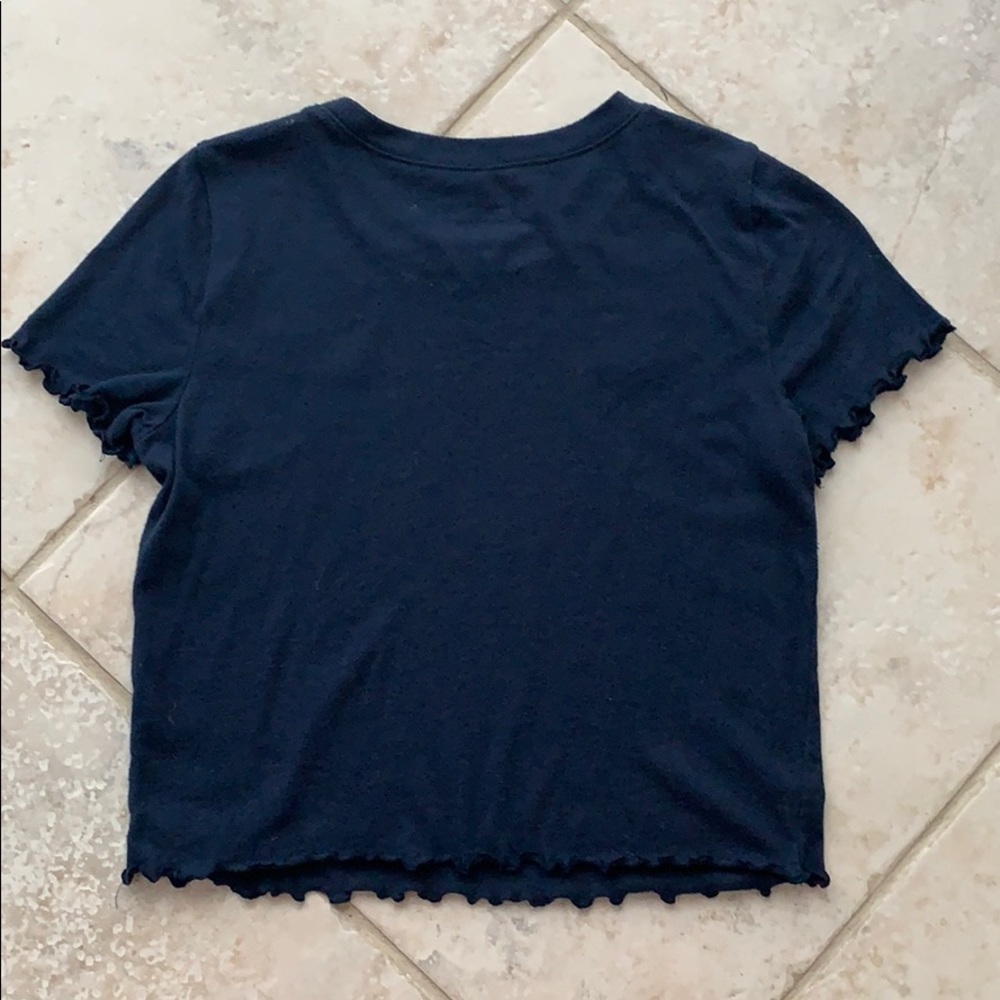 Hollister Navy Blue Small T-Shirt - Picture 4 of 4